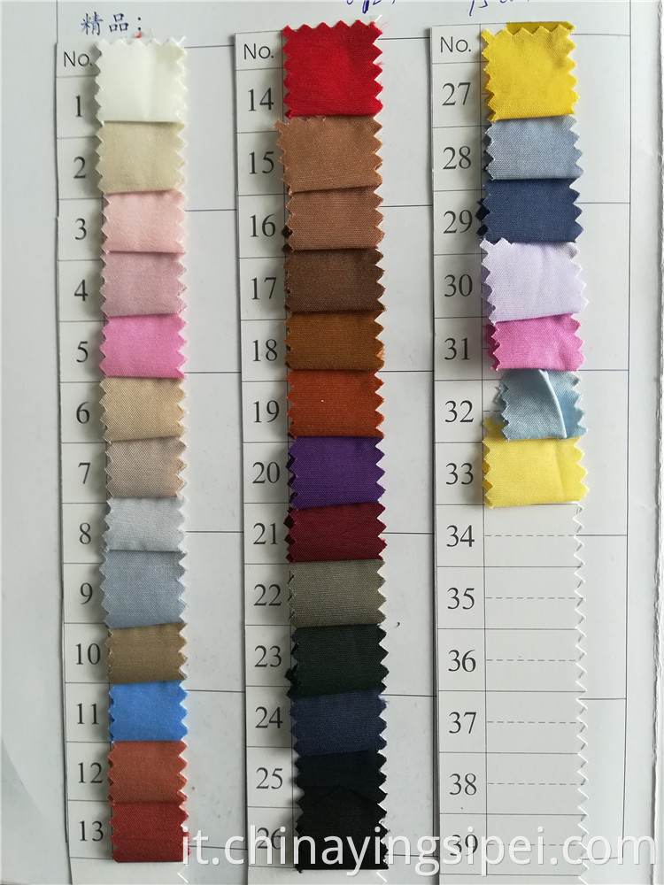 High quality stock solid woven rayon polyester fabric